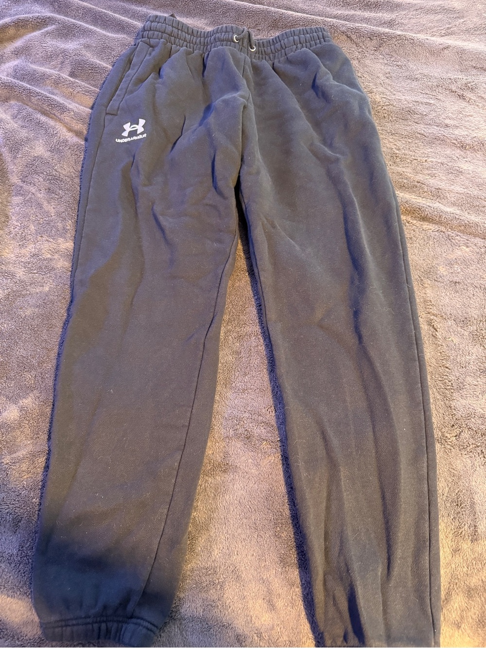 Under Armour Navy Blue Fleece Sweatpants